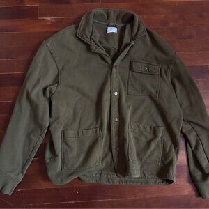 Frank & Oak Green Overshirt Jacket (L)